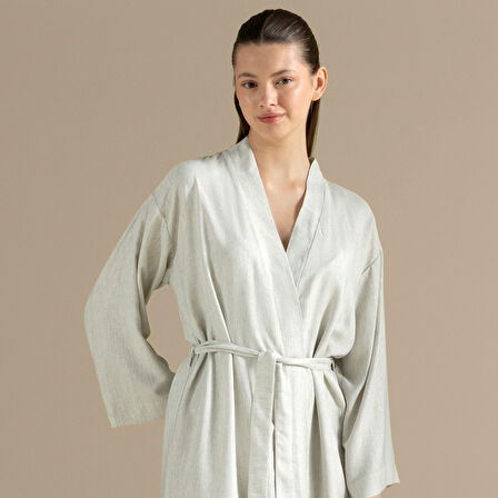 Tanıta Sabahlık Gri Melanj