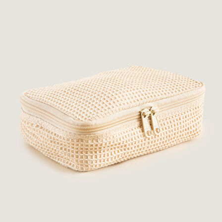 Oiko Waffle Düzenleyici Hurç 20,5X13 CM Natural
