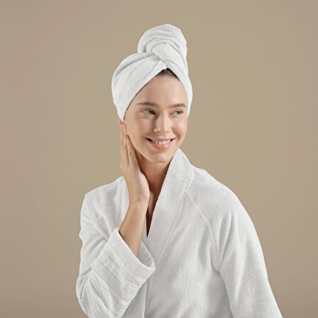 Solid Saç Bonesi  Beyaz