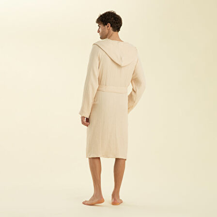 Armin Unisex Bornoz Bej