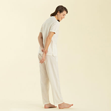 Corda Pıjama Takımı Ekru