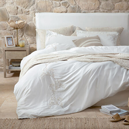 Evıan Nevresim Seti King Ekru