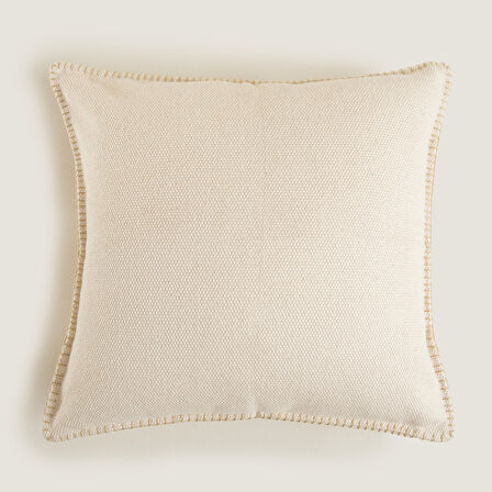 Blank Kırlent Kılıfı 45x45 Cm Natural