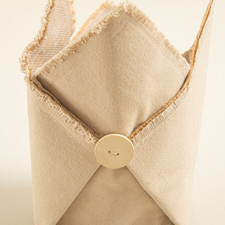 Button Saksılık 24 Cm Natural