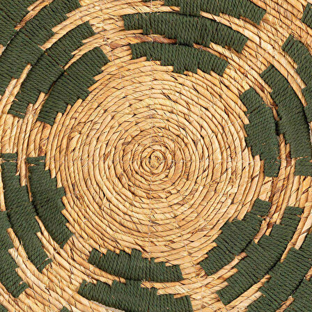 Pucra Duvar Dekoru Natural/Yeşil