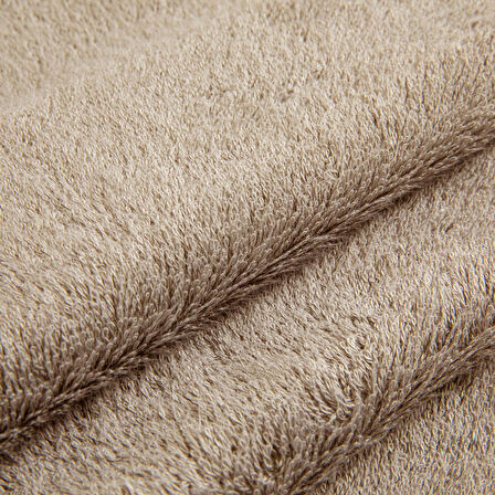 Solid Yüz Havlusu 50x90 cm Koyu Bej