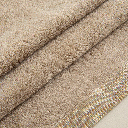 Floss Banyo Havlusu 85x150 cm Koyu Bej