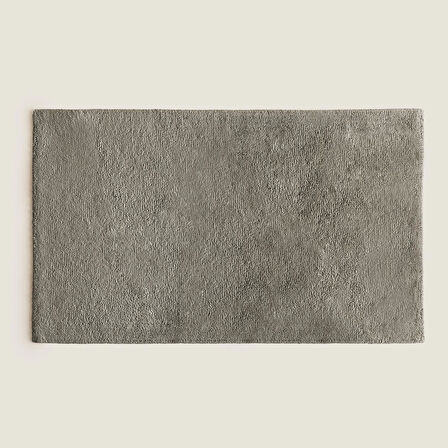 Bamboo Solid Banyo Paspası 40x60cm Açık Gri
