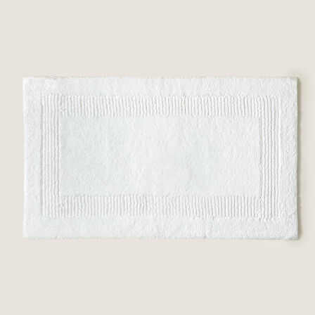 Plaın Banyo Paspası 70x130 Cm Beyaz