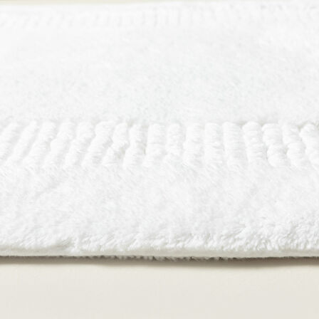 Plaın Banyo Paspası 70x130 Cm Beyaz