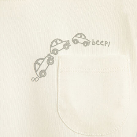 Little Driver Tshirt Ekru