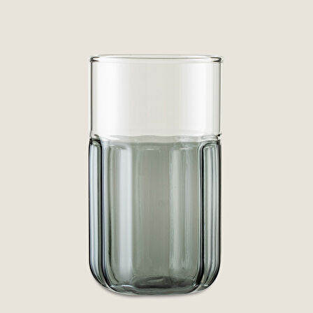 Enric Meşrubat Bardağı 450 Ml Gri