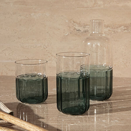 Enric Su Bardağı 380 Ml Gri