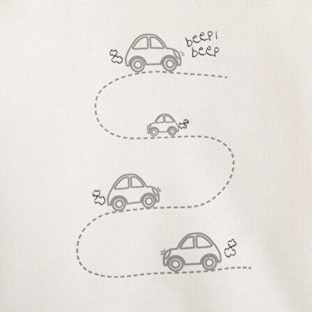 Little Driver Sweatshirt Ekru