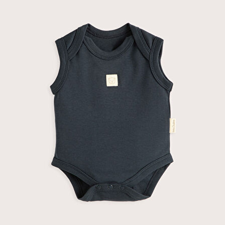 Cool Bear 3'lü Kolsuz Body Set Ekru/Lacivert