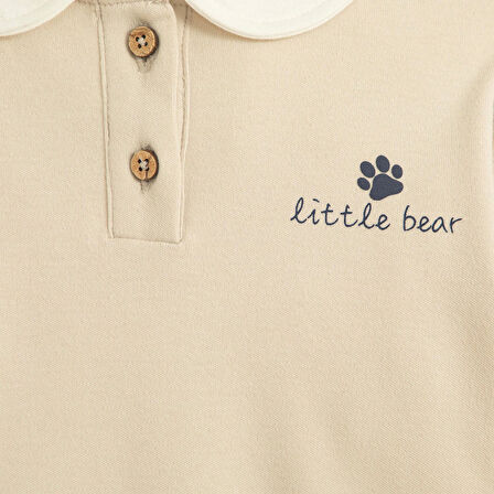 Cool Bear Bebe Yaka Body Bej