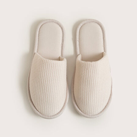 Little Basic Unisex Terlik Bej