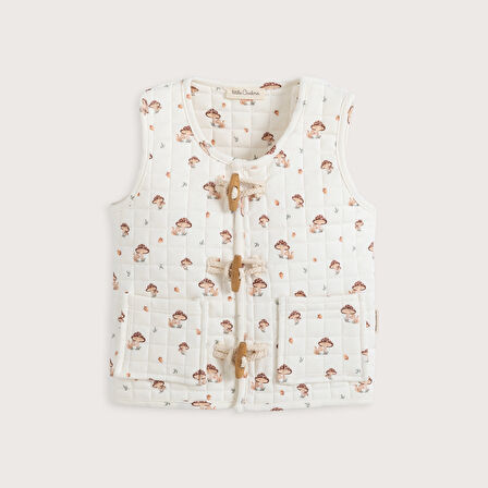 Woodland Yelek Ekru