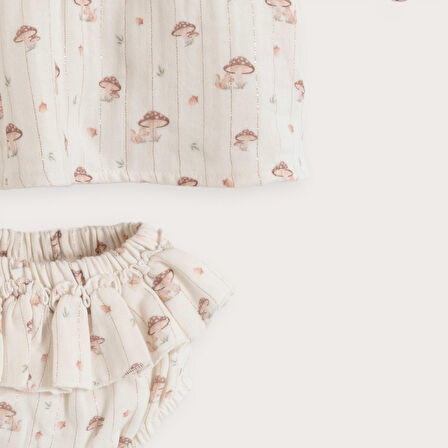 Woodland Elbise Külot Set Ekru