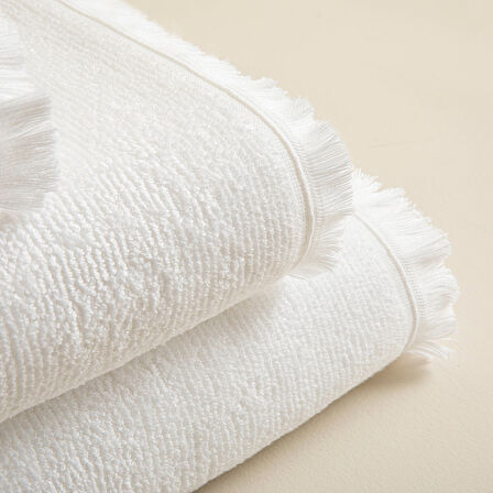 Noble Banyo Havlusu 85x150 Cm Beyaz