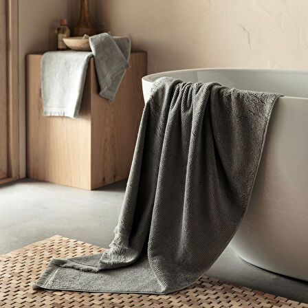 Noble Banyo Havlusu 85x150 Cm Gri