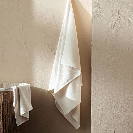 Carlın Banyo Havlusu 85x150 Cm Ekru