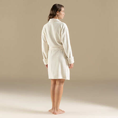 Narde Kadın Bornoz Natural