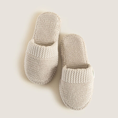 Eva Cotton Unısex Terlik Açık Gri