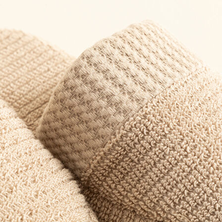 Eva Cotton Unısex Terlik Koyu Bej