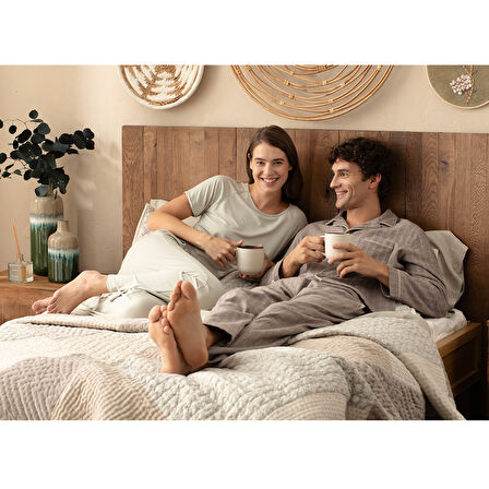 Ranel Pijama Takımı Kahve