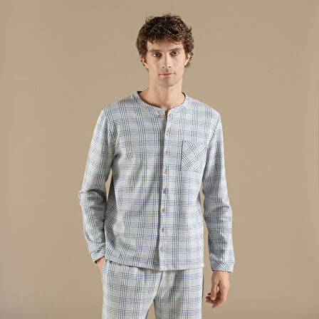 Palansa Pijama Takımı Mavi