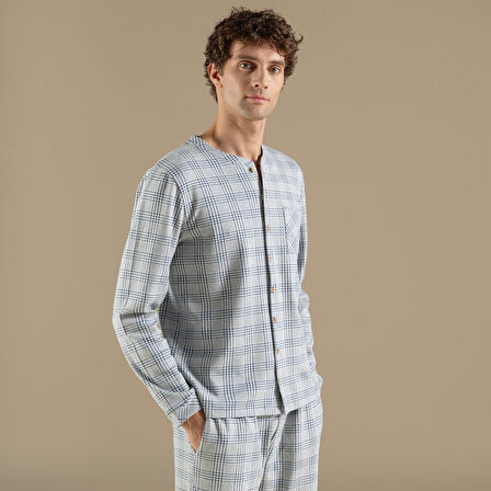 Palansa Pijama Takımı Mavi