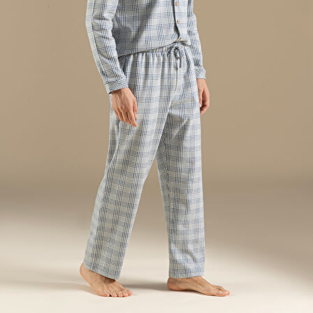 Palansa Pijama Takımı Mavi