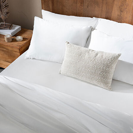 Cıelo Bambu Nevresim Takımı 200x220 Cm Ekru