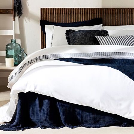 Patric Nevresim Seti 200x220 Cm Beyaz