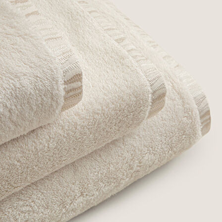 Perla Havlu 85X150 Cm Ekru