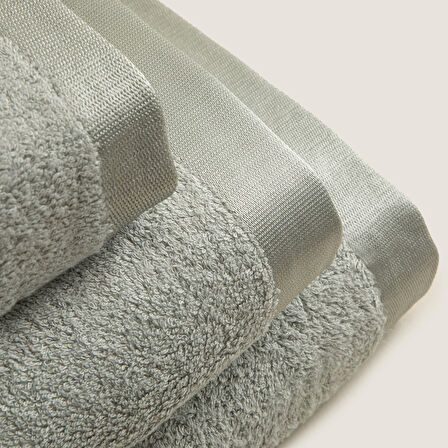 Floss Banyo Havlusu 85x150 cm DUMAN YEŞİLİ