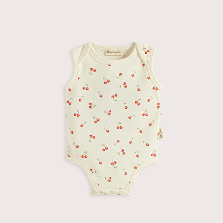 Cherry Boom 3'Lü Kolsuz Body Kutu Set Vanilya/Pembe