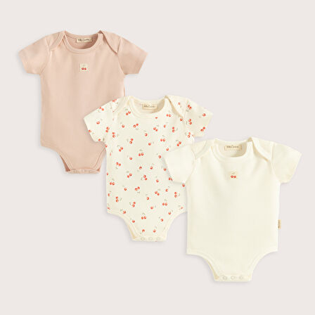 Cherry Boom 3'Lü Body Kutu Set Vanilya/Pembe
