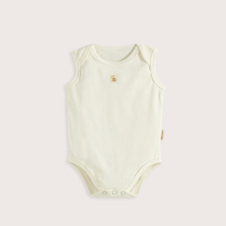 Happy Bee 3'Lü Kolsuz Body Set Taş/Ekru