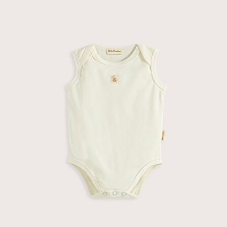 Happy Bee 3'Lü Kolsuz Body Set Taş/Ekru