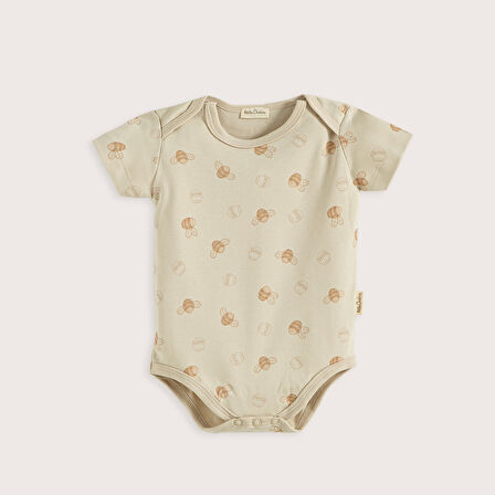 Happy Bee 3'Lü Body Set Taş/Ekru