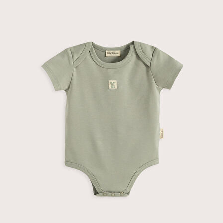 Cute Cırcus 3'Lü Body Set Ekru/Yeşil