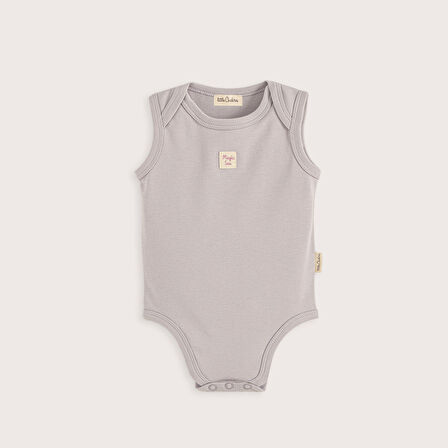 Magıc Sea 3'Lü Kolsuz Body Set Ekru/Lila