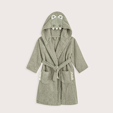 Lıttleland Timsah Bornoz YEŞİL