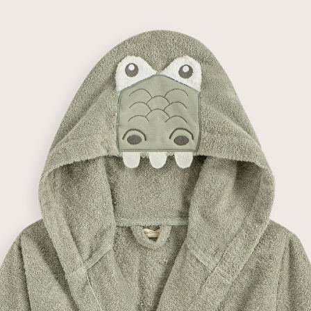 Lıttleland Timsah Bornoz YEŞİL