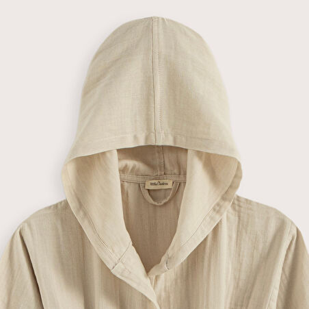 Lıttle Basıc Müslin Bornoz Taş