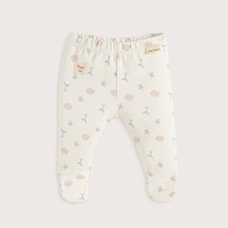 Magıc Sea Patikli Pantolon Ekru/Baskılı