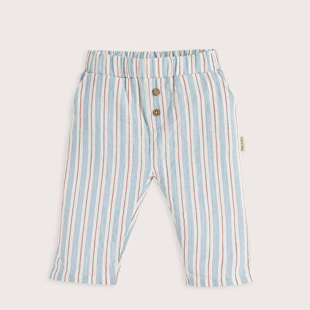 Sea Sıde Çizgili Pantolon Mavi