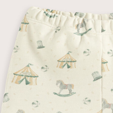 Cute Cırcus Patikli Pantolon Ekru